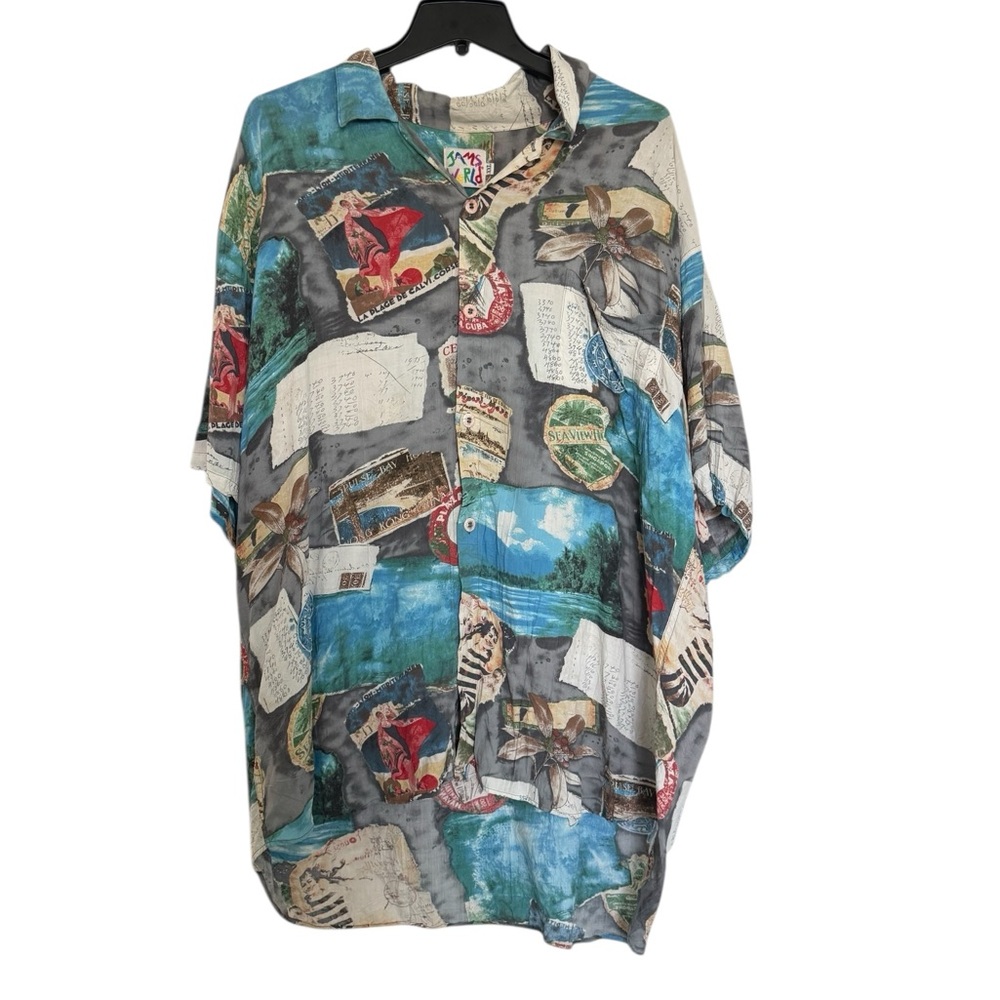 Jams World Travel Casual Button Down Shirt